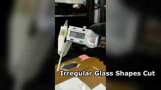 Κοπή λέιζερ από ζαφείρι 3mm για ακανόνιστα σχήματα