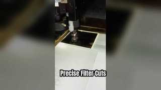 Τετράγωνο κοπής με λέιζερ με επίστρωση φίλτρου 2mm