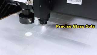 Κυκλική κοπή γυαλιού μονόπλευρης παγωμένης μεμβράνης 1 mm