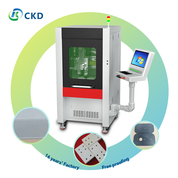 Advanced Ceramic Laser Cutting Machine Laser Minimum Spot 40um ±0.01mm Accuracy