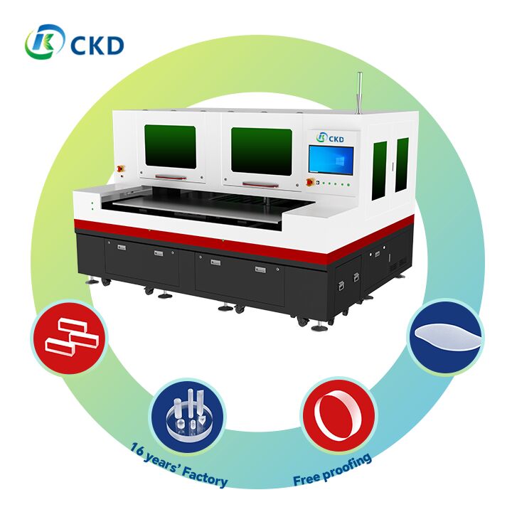 Splitting laser source Wavelength 10.6µm Panel Lighting Glass Real Estate Environmental protection glass laser cutting machine